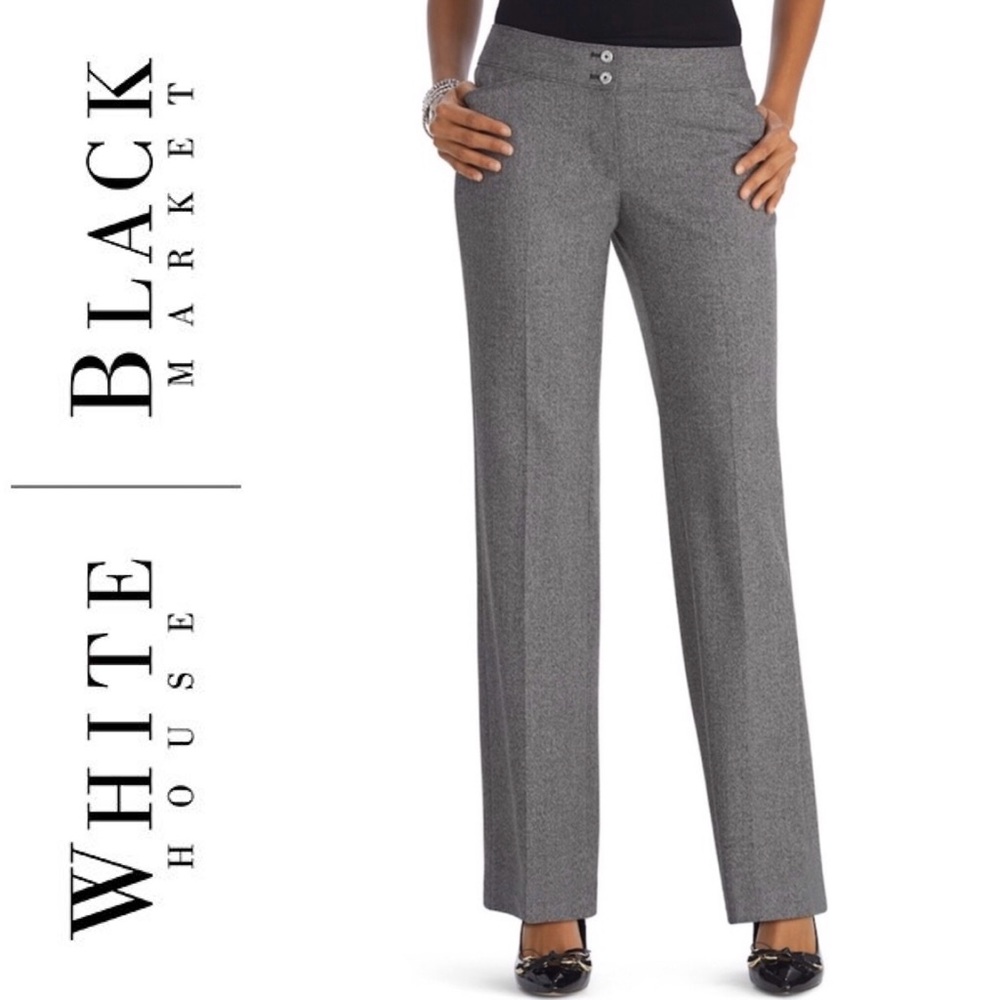 6R | White House Black Market |  Grey Suit Pants
